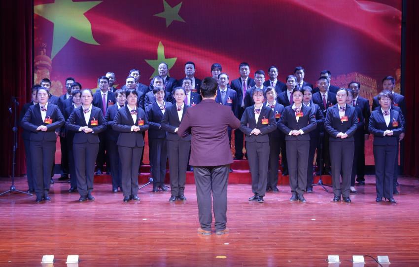 安博官方网站,安博anbo(中国)2019年度工作动员大会---大合唱《团结就是力量》、《我爱你中国》